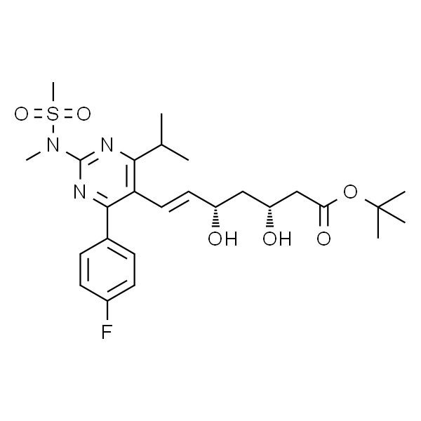 (3R,5S,6E)-7-(4-(4-氟苯基)-6-异丙基-2-(甲磺酰基)甲胺基]嘧啶-5-基)-3,5-二羟基庚-6-烯酸叔丁酯
