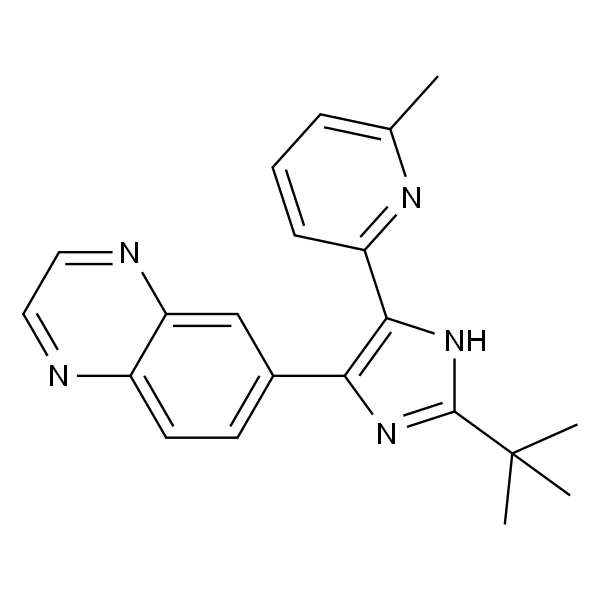 6-[2-(1,1-二甲基乙基)-5-(6-甲基-2-吡啶基)-1H-咪唑-4-基]喹喔啉