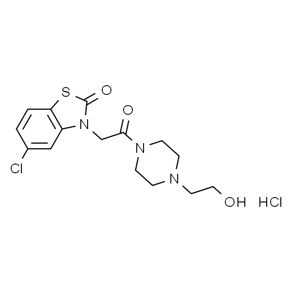 4-[(5-氯-2-氧代-2H-苯并噻唑-3-基)乙酰基]哌嗪-1-乙醇单盐酸盐