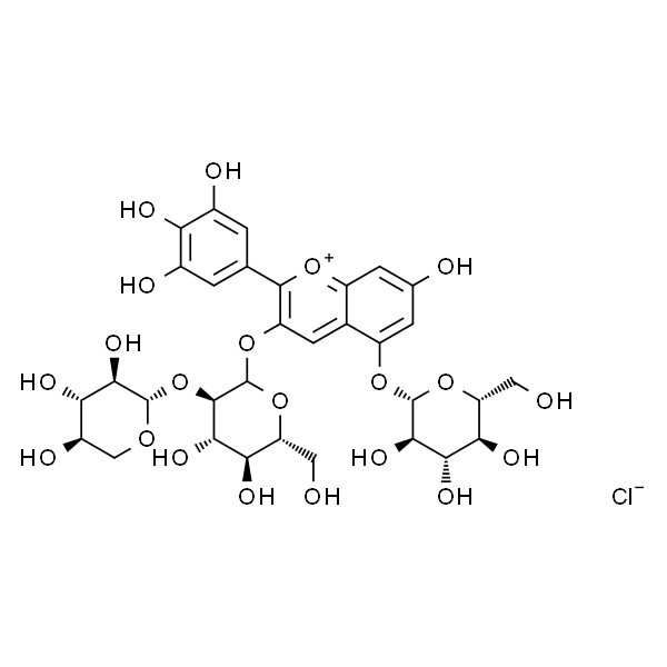 飞燕草-3-桑布双糖苷-5-葡萄糖苷氯化物