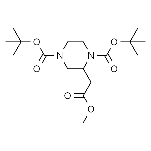 2-(2-甲氧基-2-氧代乙基)哌嗪-1,4-二羧酸二叔丁酯