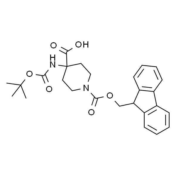 1-Fmoc-4-(Boc-氨基)哌啶-4-甲酸