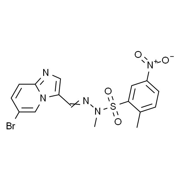 N'-((6-溴咪唑并[1,2-a]吡啶-3-基)亚甲基)-N,2-二甲基-5-硝基苯磺酰肼