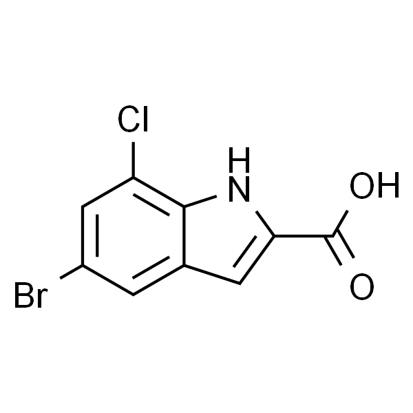 5-溴-7-氯吲哚-2-羧酸