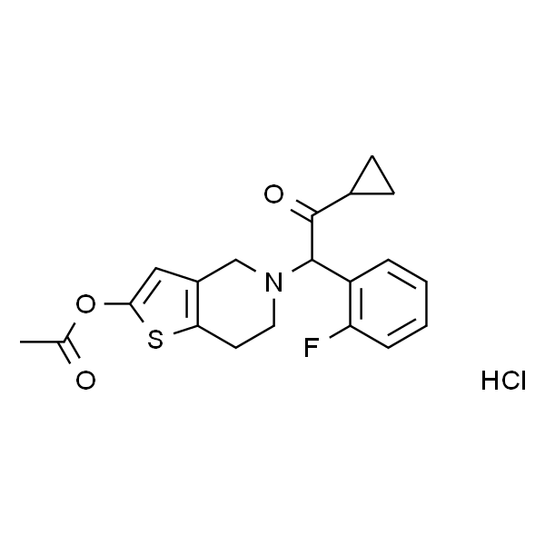 5-(2-环丙基-1-(2-氟苯基)-2-氧代乙基)-4,5,6,7-四氢噻吩并[3,2-c]吡啶-2-基 乙酸酯盐酸盐