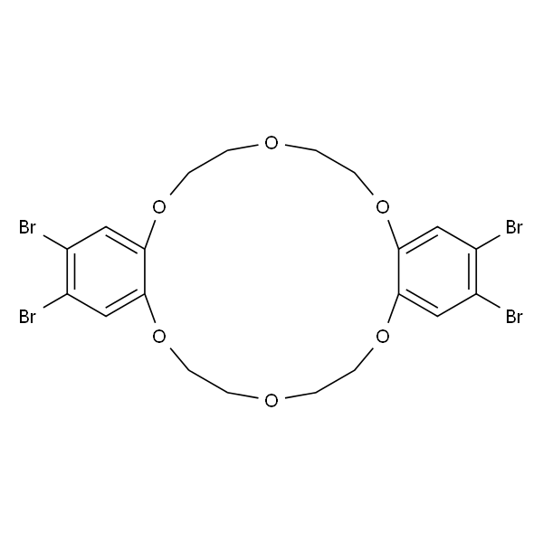 2,3,13,14-四溴-6,7,9,10,17,18,20,21-八氢二苯并[b,k][1,4,7,10,13,16]六氧环十八烷基