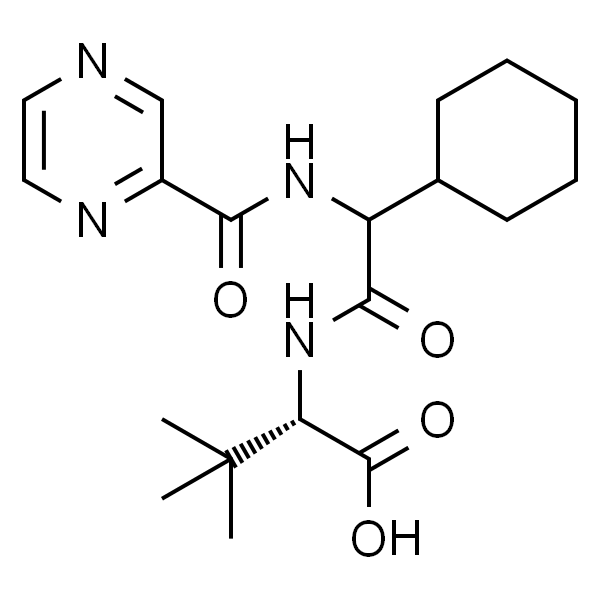 (2S)-2-Cyclohexyl-N-(2-pyrazinylcarbonyl)glycyl-3-methyl-L-valine