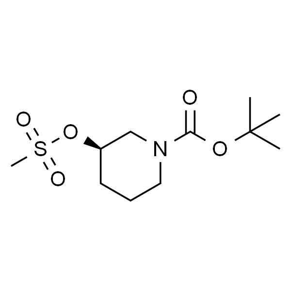 (r)-1-N-boc-3-甲烷磺酰氧基哌啶