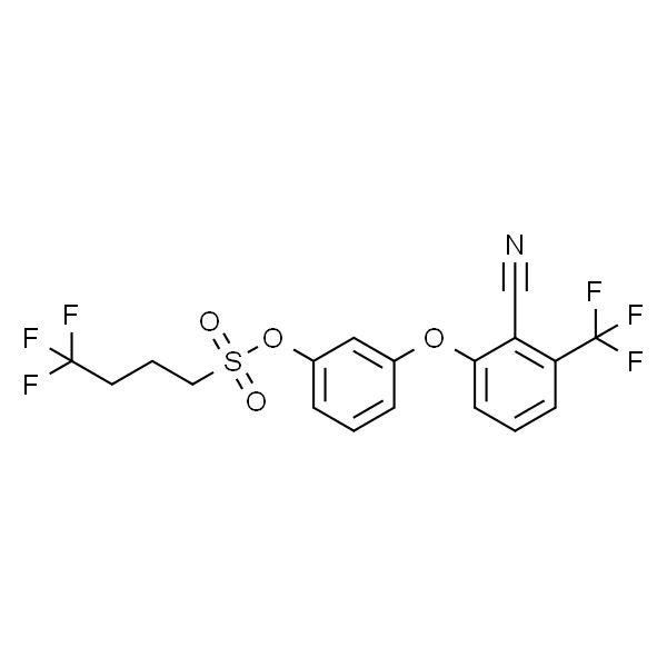 3-(2-氰基-3-(三氟甲基)苯氧基)苯基4,4,4-三氟丁烷-1-磺酸酯