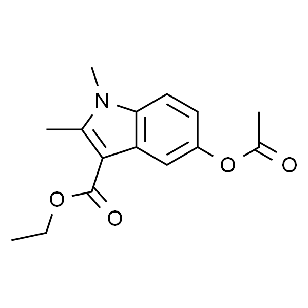 5-乙酰氧基-1,2-二甲基-1H-吲哚-3-羧酸乙酯