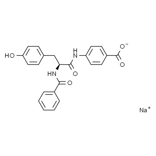 N-Benzoyl-L-tyrosine p-amidobenzoic acid sodium salt lyophilized, 