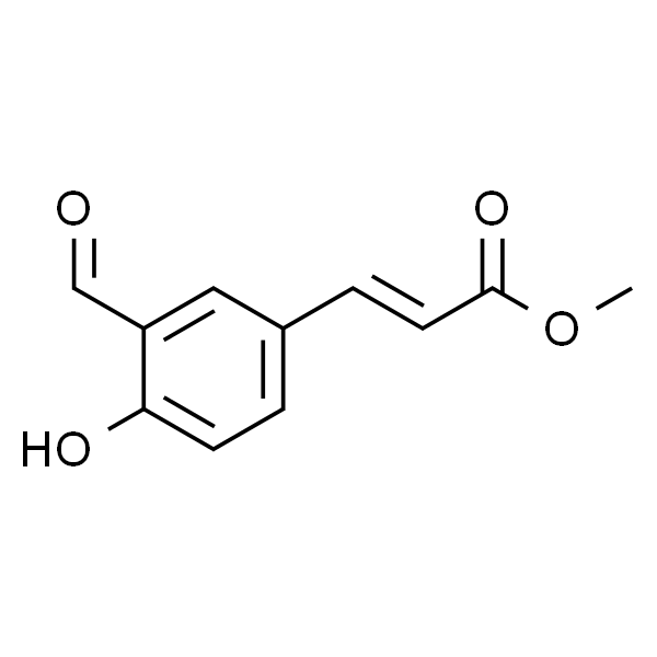 (E)-3-(3-甲酰基-4-羟基苯基)丙烯酸甲酯
