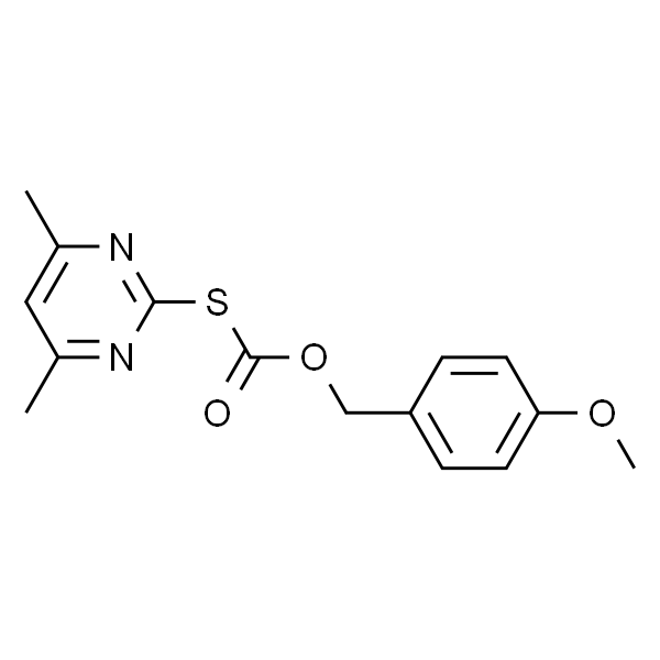 对甲氧基苯基 S-(4,6-二甲基嘧啶-2-基)硫代碳酸酯