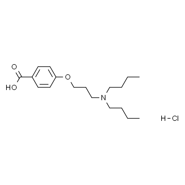 4-[3-(Dibutylamino)propoxy]benzoic Acid Hydrochloride
