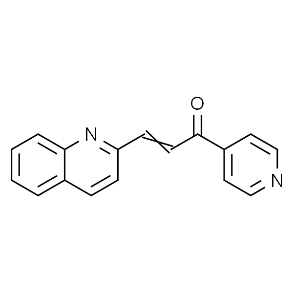 1-(吡啶-4-基)-3-(喹啉-2-基)丙-2-烯-1-酮