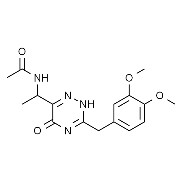 N-(1-(3-(3,4-dimethoxybenzyl)-5-oxo-4,5-dihydro-1,2,4-triazin-6-yl)ethyl)acetamide