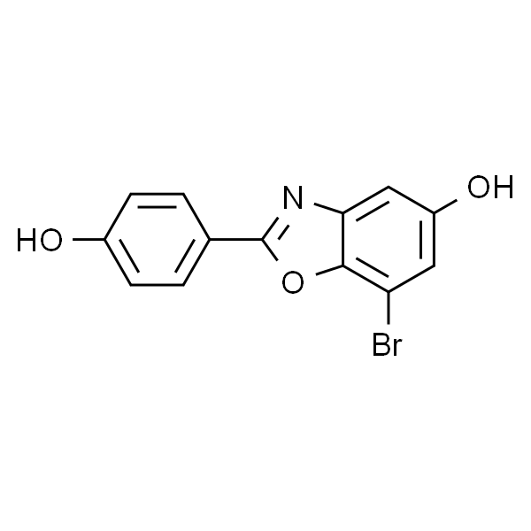 7-溴-2-(4-羟基苯基)苯并[d]恶唑-5-醇