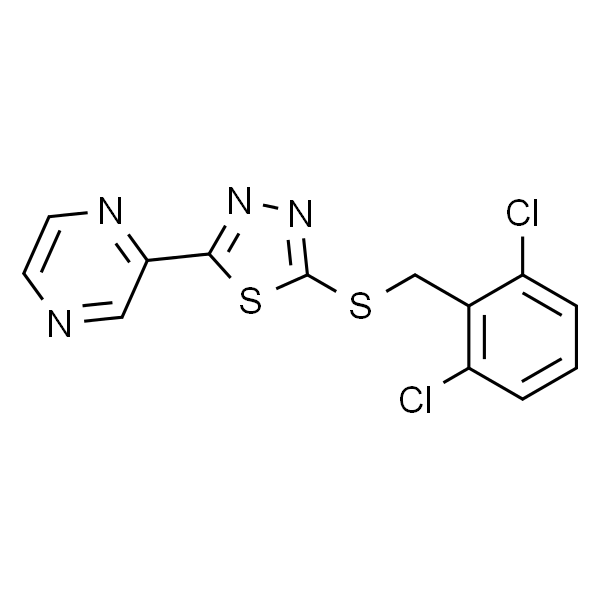 2-（（2,6-二氯苄基）硫基）-5-（吡嗪-2-基）-1,3,4-噻二唑