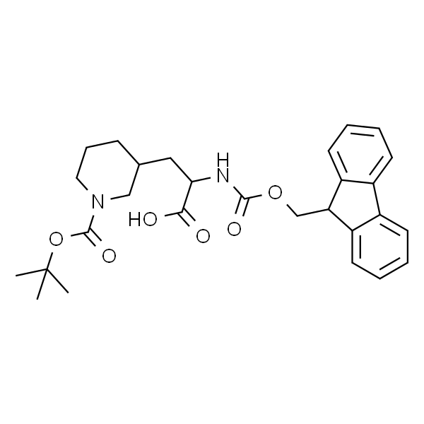2-(Fmoc-氨基)-3-(1-Boc-3-哌啶基)丙酸