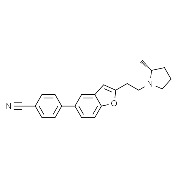 (R)-4-(2-(2-(2-甲基吡咯烷-1-基)乙基)苯并呋喃-5-基)苯甲腈
