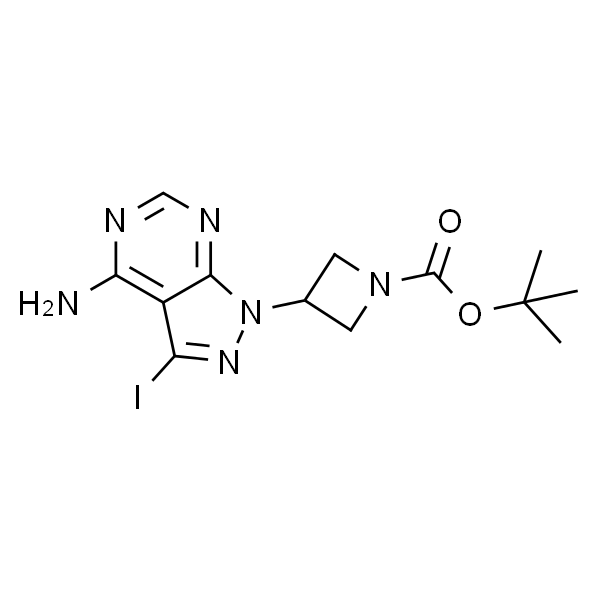 3-(4-氨基-3-碘-1H-吡唑并[3,4-d]嘧啶-1-基)- 氮杂环丁烷-1-羧酸叔丁酯