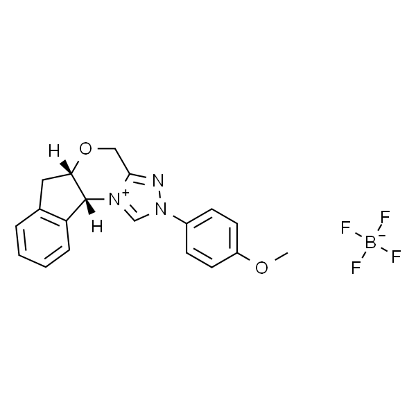 (5aS,10bR)-2-(4-甲氧基苯基)-5a,10b-二氢-4H,6H-茚并[2,1-b][1,2,4]三唑并[4,3-d][1,4]恶嗪-2-鎓四氟硼酸盐