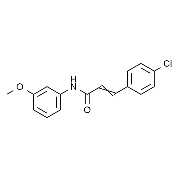 3-(4-氯苯基)-N-(3-甲氧基苯基)-2-丙烯酰胺