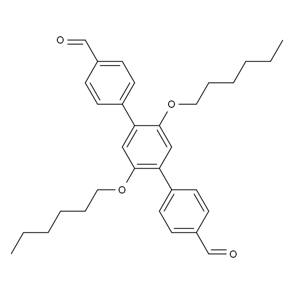 2'',5''-双(己氧基)-[1,1'':4'',1''''-三联苯]-4,4''''-二甲醛