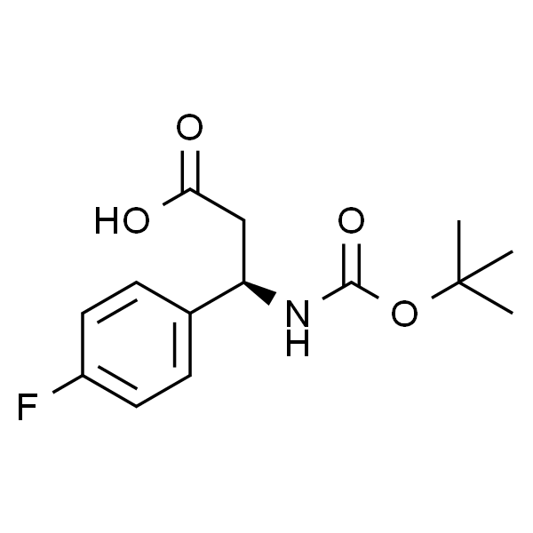 Boc-R-3-氨基-3-(4-氟-苯基)-丙酸