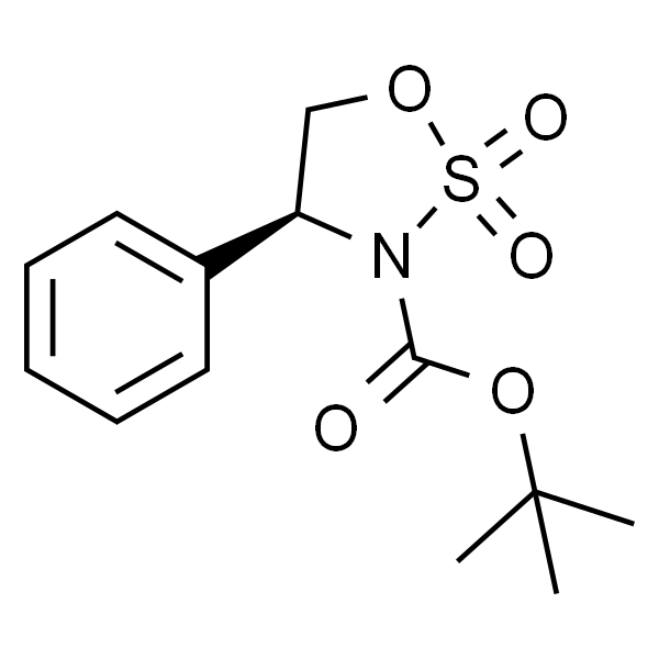 (S)-4-苯基-1,2,3-氧杂噻唑烷-3-羧酸叔丁酯 2,2-二氧化物