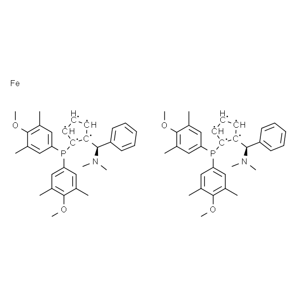 (S，S)-(-)-2，2'-双[-(N，N-二甲胺苯基甲基-1，1'-双二(3，5-二甲基-4-甲氧基苯基)磷]二茂铁