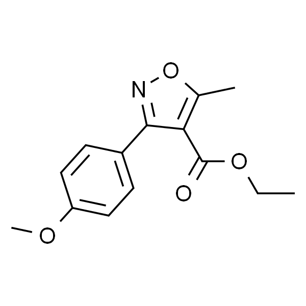 3-(4-甲氧基苯基)-5-甲基异噁唑-4-甲酸乙酯