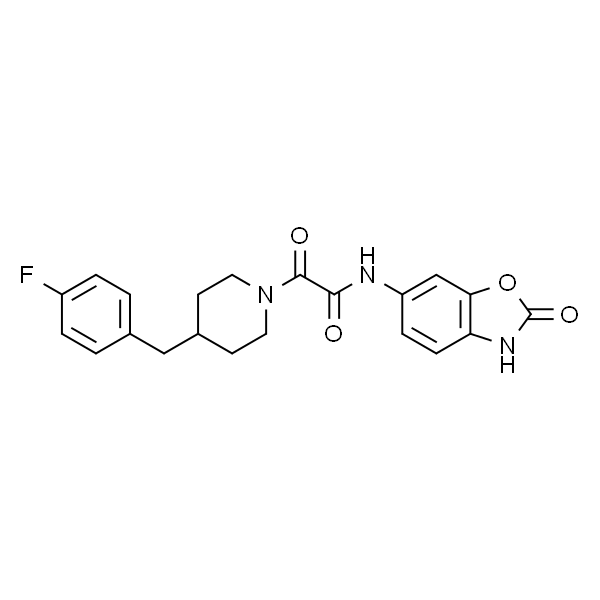 2-(4-(4-氟苄基)哌啶-1-基)-2-氧代-N-(2-氧代-2,3-二氢苯并[d]恶唑-6-基)乙酰胺