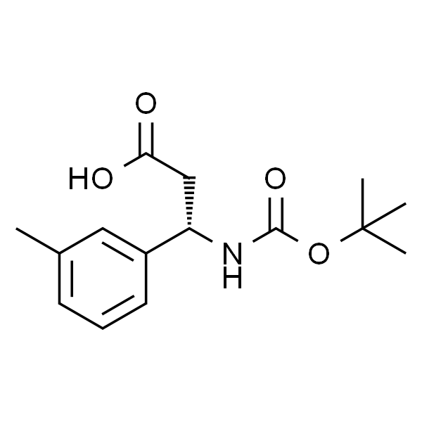 (S)-3-((叔丁氧羰基)氨基)-3-(间甲苯基)丙酸