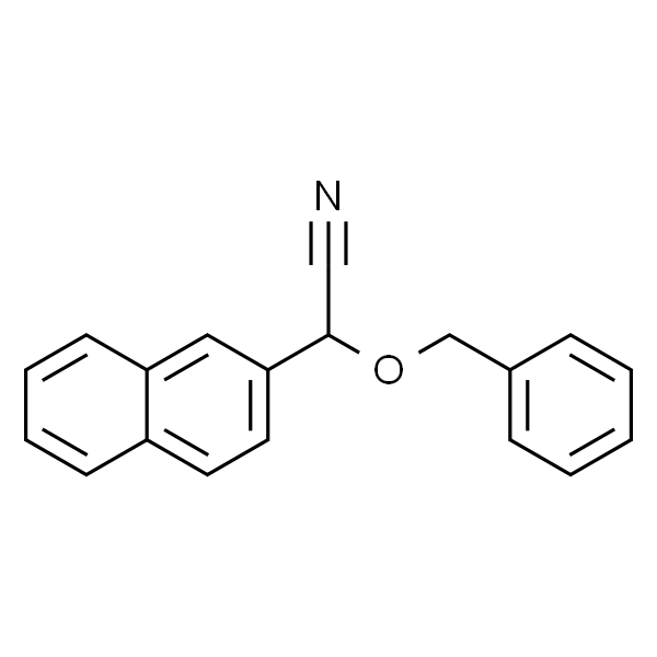 2-(2-Naphthyl)-2-(phenylmethoxy)-ethanenitrile