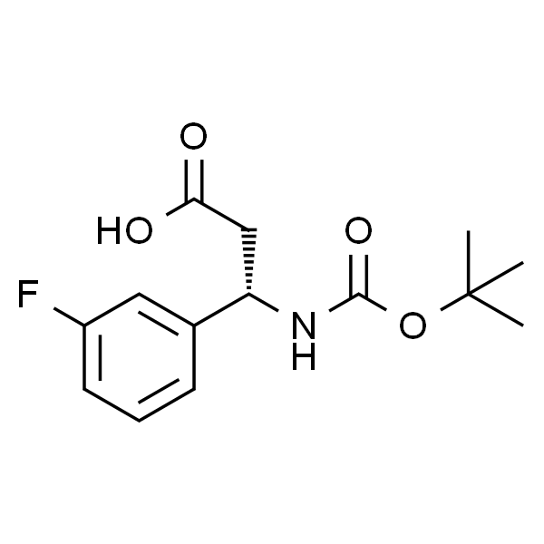 Boc-(S)-3-氨基-3-(3-氟-苯基)-丙酸