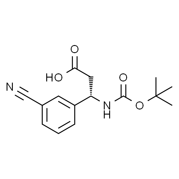 (S)-3-((叔丁氧羰基)氨基)-3-(3-氰基苯基)丙酸