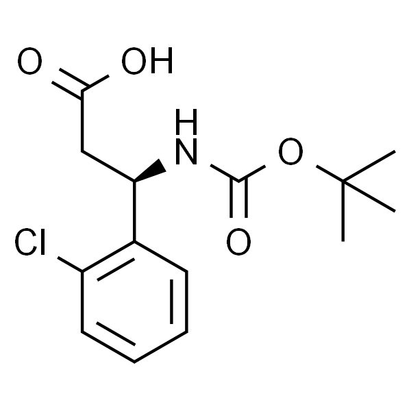 (R)-3-((叔丁氧羰基)氨基)-3-(2-氯苯基)丙酸