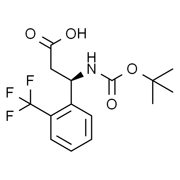 (R)-3-((叔丁氧羰基)氨基)-3-(2-(三氟甲基)苯基)丙酸