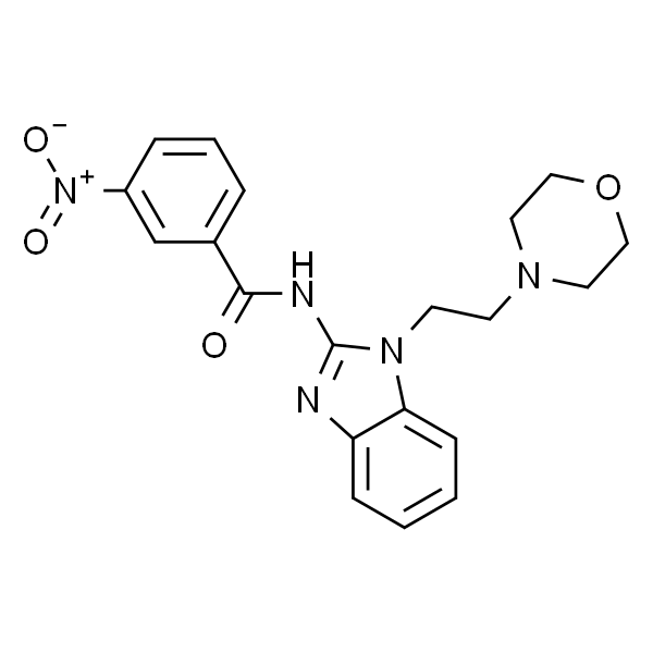 N-(1-(2-吗啉乙基)-1H苯并[d]咪唑-2-基)-3-硝基苯甲酰胺