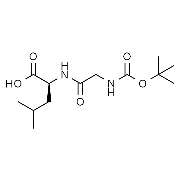 (S)-2-(2-((叔丁氧基羰基)氨基)乙酰氨基)-4-甲基戊酸