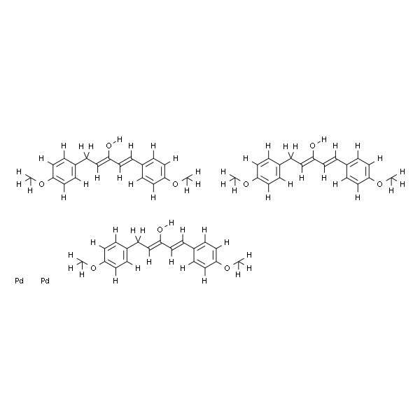 Tris[μ-[(1,2-η:4,5-η)-(1E,4E)-1,5-bis(4-methoxyphenyl)-1,4-pentadien-3-one]]di-palladium