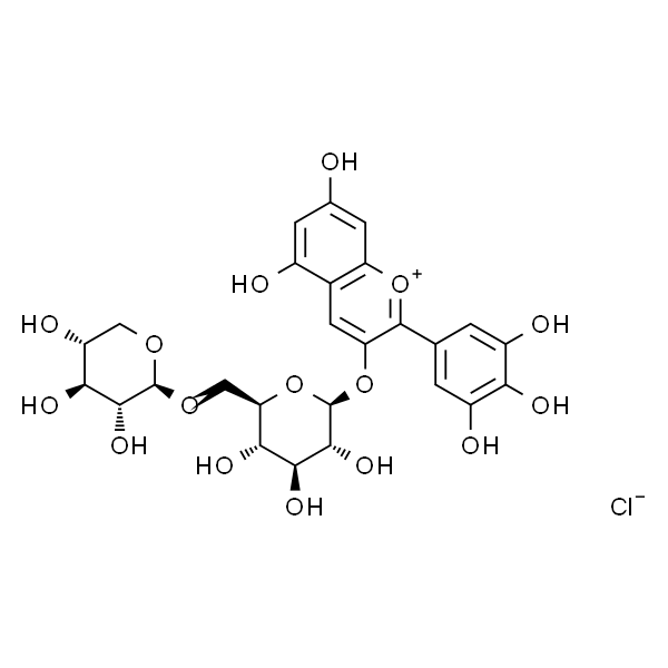 氯化飞燕草素-3-O-桑布双糖苷