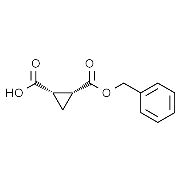 1,2-Cyclopropanedicarboxylic acid, mono(phenylmethyl) ester,cis-