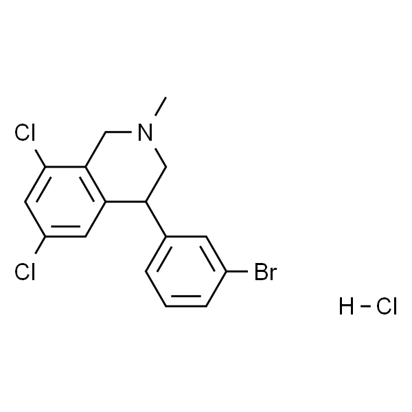 4-(3-溴苯基)-6,8-二氯-2-甲基-1,2,3,4-四氢异喹啉盐酸盐