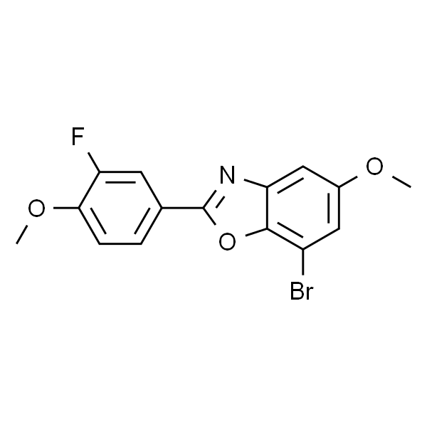7-溴-2-(3-氟-4-甲氧基苯基)-5-甲氧基苯并[d]噁唑