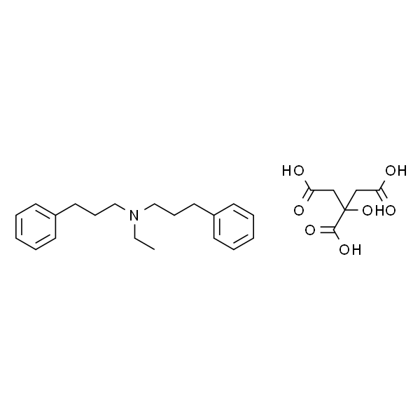 N-乙基-3-苯基-N-(3-苯基丙基)丙烷-1-胺柠檬酸盐