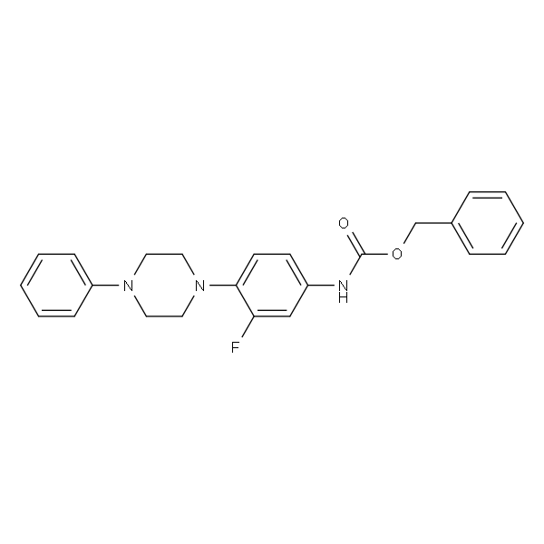 (3-氟-4-(4-苯基哌嗪-1-基)苯基)氨基甲酸苄酯