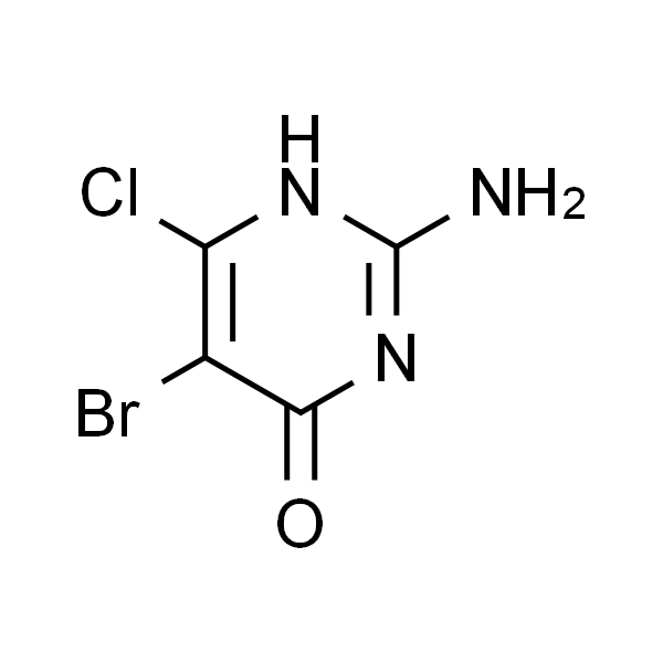 2-氨基-5-溴-6-氯嘧啶-4(1H)- 酮