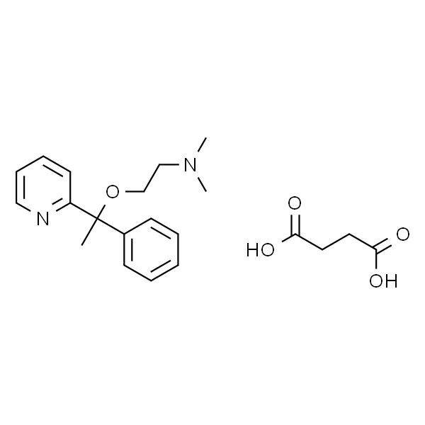 N,N-二甲基-2-[1-苯基-1-(2-吡啶)乙氧基]乙胺琥珀酸盐